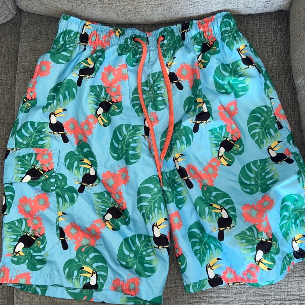 Tropical Toucan Swim Shorts